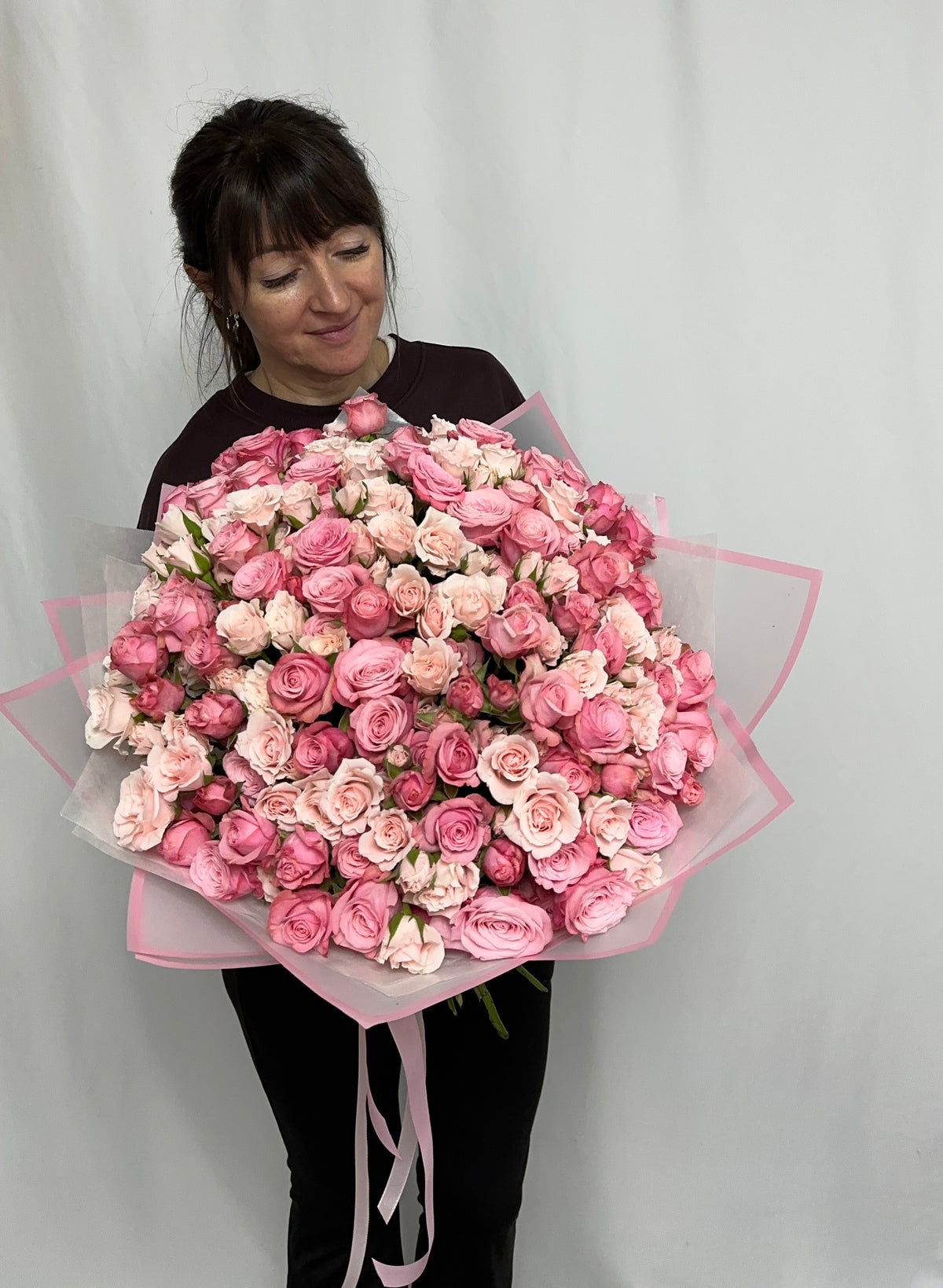 Rosenstrauß rosa