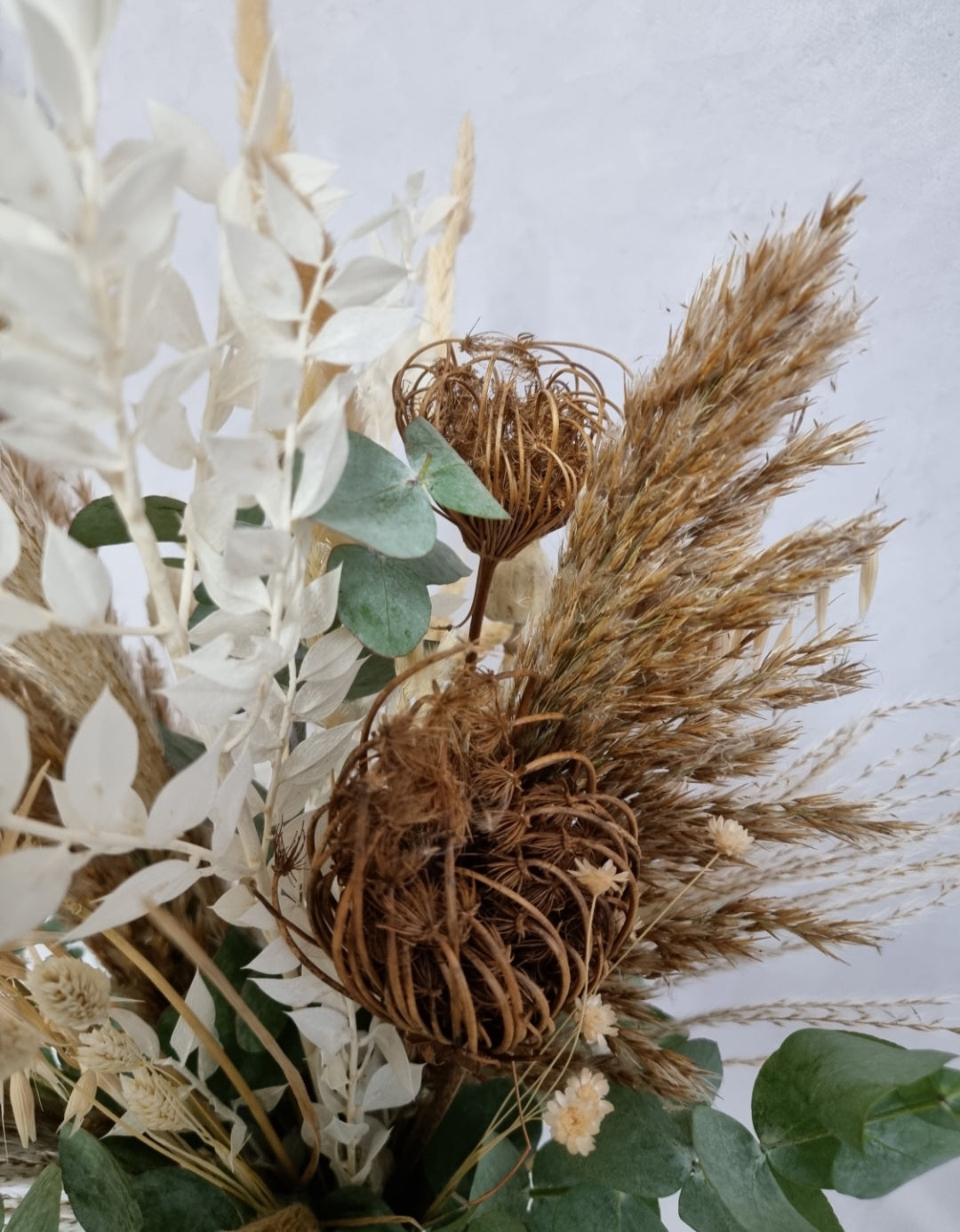 Wildgras Trockenblumen-Strauß