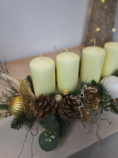 Adventsgesteck  Ivory Luxe