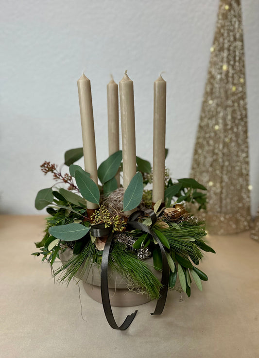 Adventskranz Naturpoesie