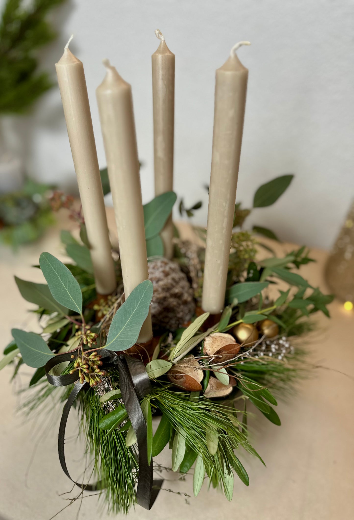 Adventskranz Naturpoesie