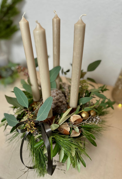 Adventskranz Naturpoesie