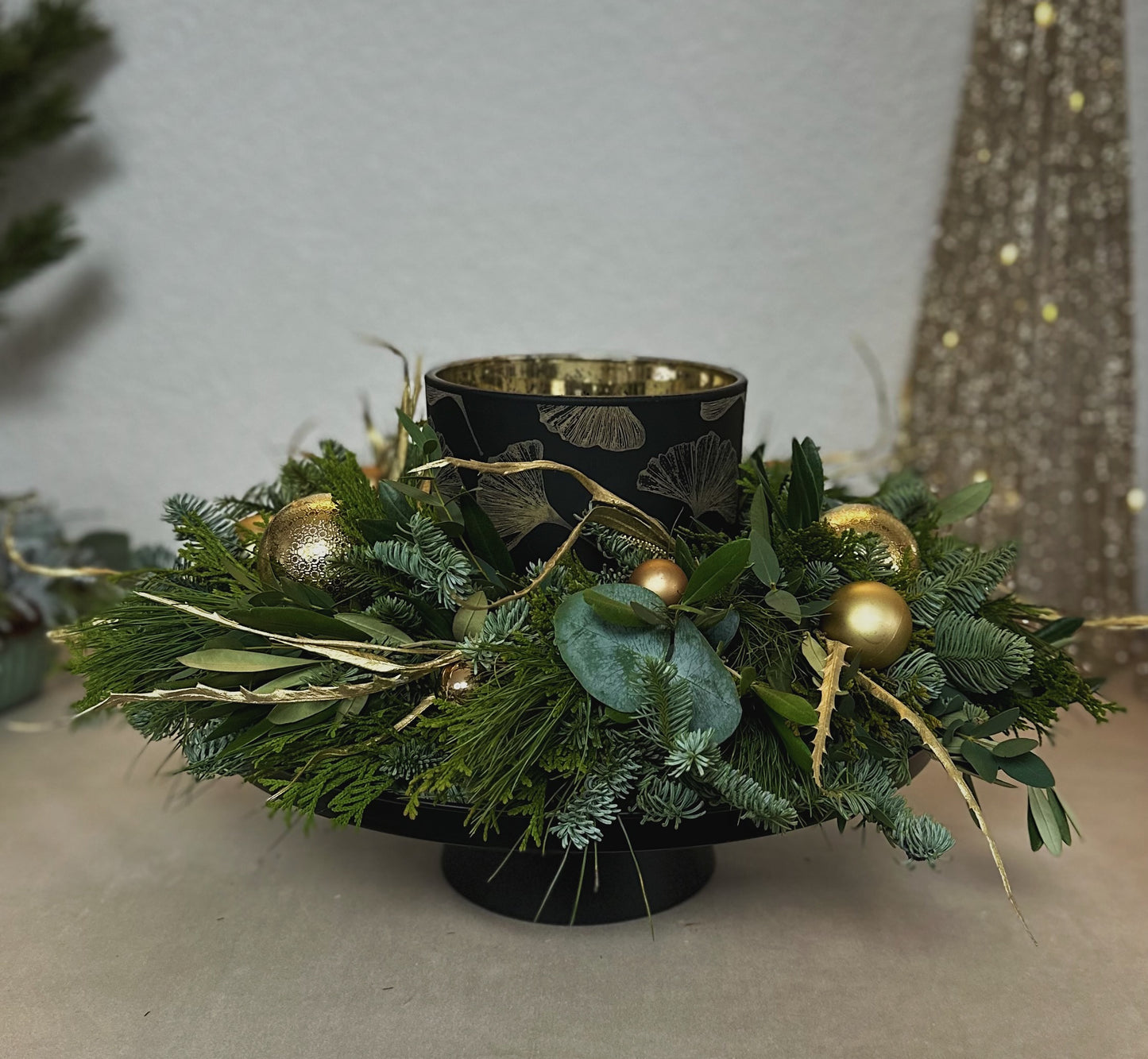 Advent Deko Black Harmony