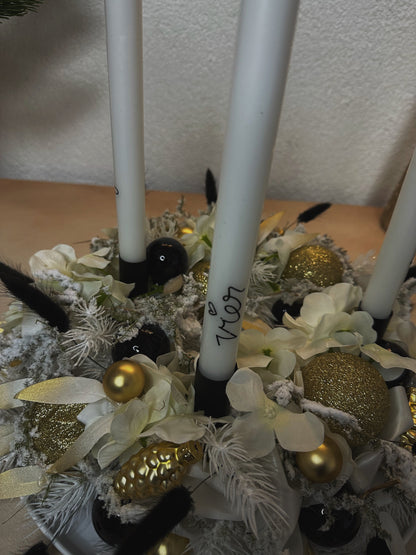 Adventskranz Winterglanz