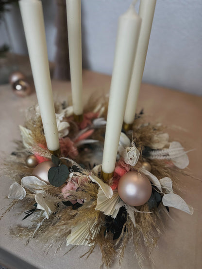 Adventskranz Pastellträume