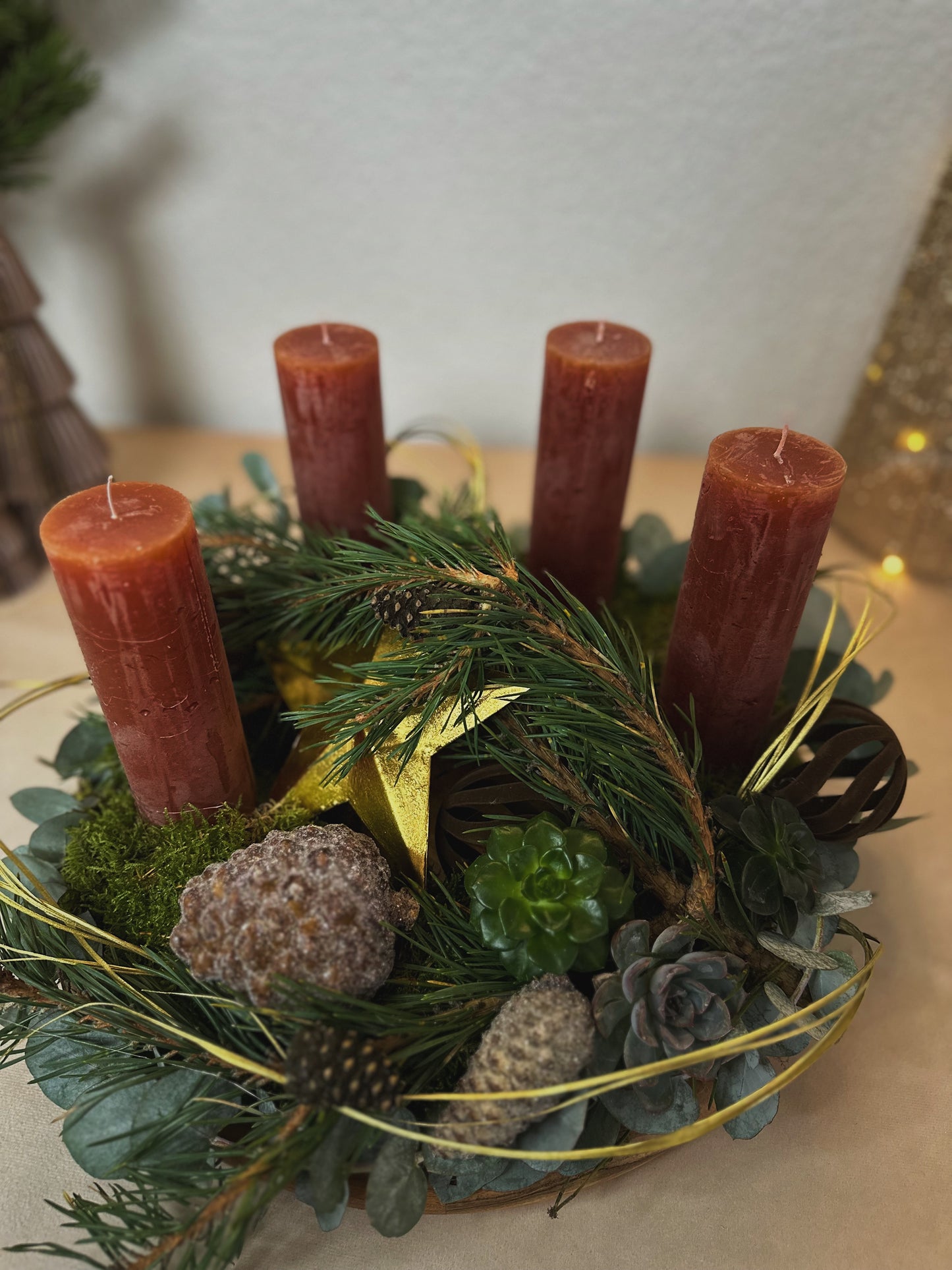 Adventskranz Rustic Warmth