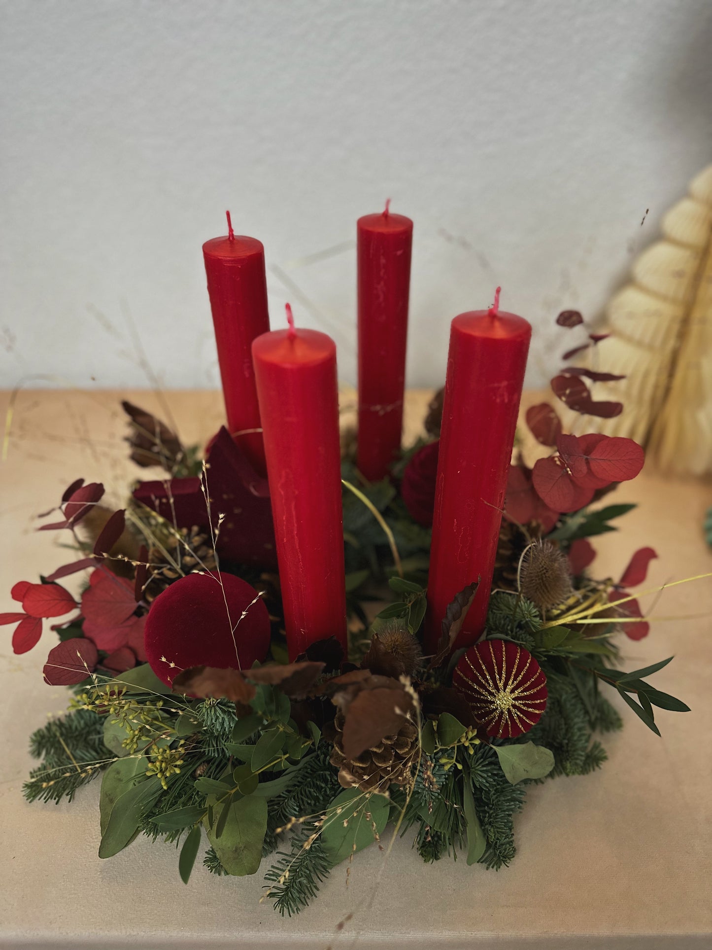 Adventskranz Weihnachtsglut