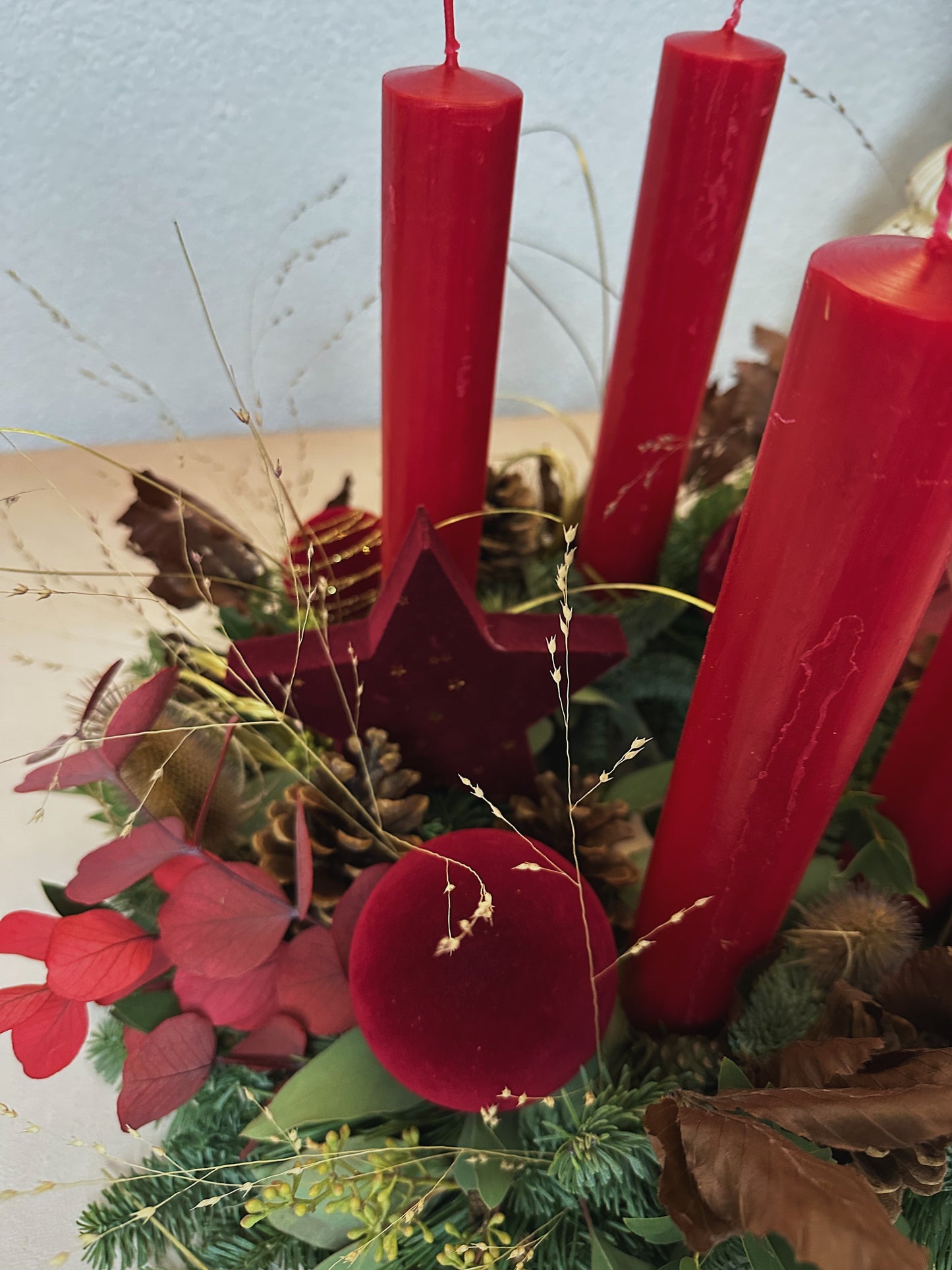 Adventskranz Weihnachtsglut